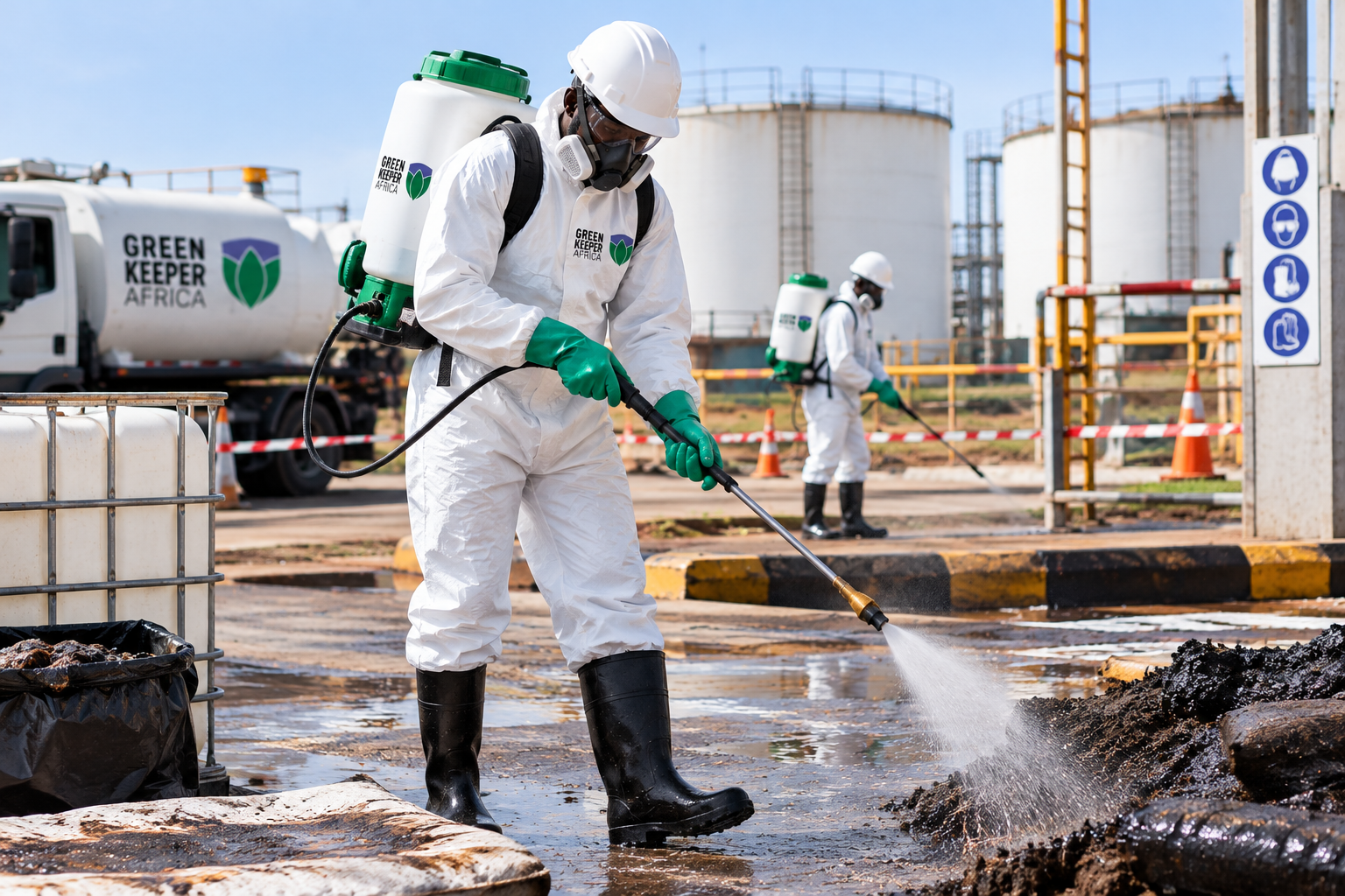 Décontamination de site